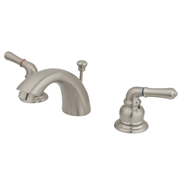 Mini-Widespread Bathroom Faucet, Brushed Nickel